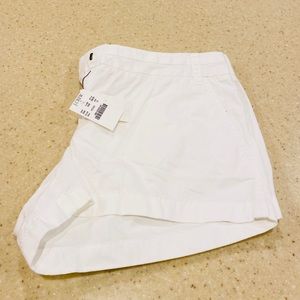 NWT J CREW WHITE SHORTS